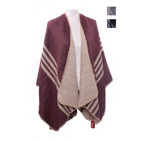 U Shape Poncho with Lines - 5 per pack - $3.00 ea